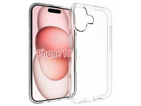 iPhone 16 TPU szilikon, Átlátszó