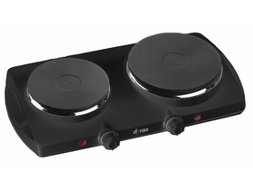 Dyras HP-8122BK Elektromos főzőlap, 2 lapos Dyras HP-8122BK Elektromos főzőlap, 2 lapos
