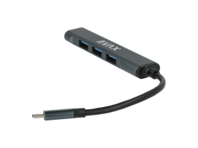 Avax HB601 USB hub, Type C- 4xUSB 3.0 Avax HB601 USB hub, Type C- 4xUSB 3.0