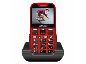 Evolveo EasyPhone XR EP601 Mobiltelefon, Piros (EP-601-RD) Evolveo EasyPhone XR EP601 Mobiltelefon, Piros (EP-601-RD)