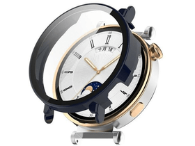 Gigapack Huawei Watch GT 4 41mm műanyag keret + kijelzővédő, sötétkék (GP-158365) Gigapack Huawei Watch GT 4 41mm műanyag keret + kijelzővédő, sötétkék (GP-158365)