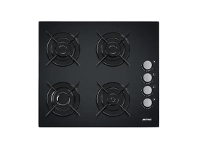 MPM MPM-60-GMG-08 Beépíthető gáz főzőlap, fekete