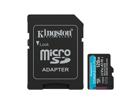 Kingston Canvas Go Plus microSD kártya, 128 GB (SDCG4/128GB) Kingston Canvas Go Plus microSD kártya, 128 GB (SDCG4/128GB)