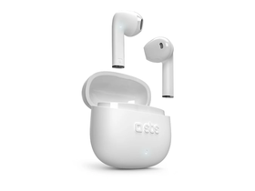 SBS TWS One Color Fülhallgató, fehér (TEEARTWSCOLW) SBS TWS One Color Fülhallgató, fehér (TEEARTWSCOLW)