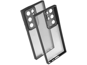 Gigapack Samsung Galaxy S23 Ultra Szilikon telefonvédő tok, fekete (GP-153345)