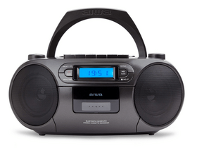 Aiwa RC-250BK hordozható retro boombox, fekete