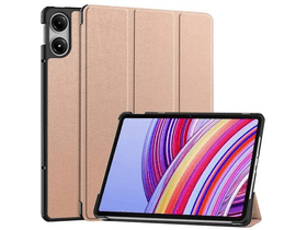 Gigapack Xiaomi Redmi Pad Pro Bőr hatású tok, rozéarany (GP-159640)