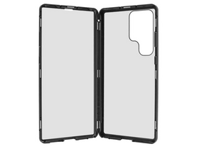 Gigapack Samsung Galaxy S23 Ultra Alumínium telefonvédő tok, fekete (GP-139338)