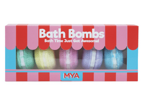 MYA Cosmetics fürdőbomba szett, macaron, 5 db-os (42503) MYA Cosmetics fürdőbomba szett, macaron, 5 db-os (42503)