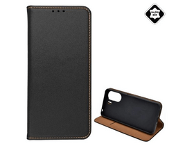Gigapack Xiaomi Poco C65 Bőr flip tok, fekete (GP-153586)