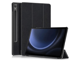 Gigapack GP-149329 Samsung Galaxy Tab S9 FE LTE (SM-X516)/WIFI (SM-X510) bőr hatású flip tok, fekete Gigapack GP-149329 Samsung Galaxy Tab S9 FE LTE (SM-X516)/WIFI (SM-X510) bőr hatású flip tok, fekete