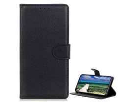 Gigapack Motorola Edge 50 Fusion Bőr hatású flip tok, fekete (GP-157667) Gigapack Motorola Edge 50 Fusion Bőr hatású flip tok, fekete (GP-157667)