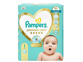 Pampers Premium Care Pelenka, 1 Méret, 72 db Pampers Premium Care Pelenka, 1 Méret, 72 db