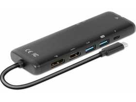 USB C Dokk.,DispP.,HDMI,USB A,USB C,LAN