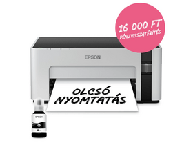 Epson M1100 mono nyomtató USB, 5000 oldal tintával