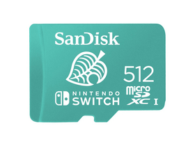 SanDisk Nintendo Switch microSDXC kártya, 512 GB (186522) SanDisk Nintendo Switch microSDXC kártya, 512 GB (186522)