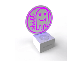 Music Hero Neon – bežični zvučnik s LED svjetlima, ljubičasti (MHSPLEDCHIL) Music Hero Neon – bežični zvučnik s LED svjetlima, ljubičasti (MHSPLEDCHIL)