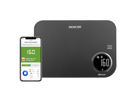 Sencor SKS 7078BK Smart konyhai mérleg, fekete