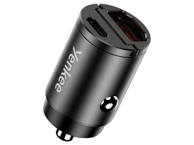 Yenkee YAC CAR 02 USB-A/USB-C auto punjač, 30W Yenkee YAC CAR 02 USB-A/USB-C auto punjač, 30W
