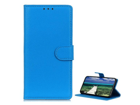 Gigapack Xiaomi 14 Bőr hatású flip tok, világoskék (GP-155549)