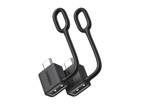 Ugreen 65560 Type-C - USB aljzat Adapter, fekete, 2db