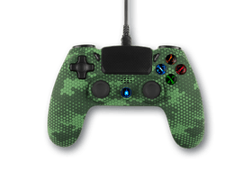 Spartan Gear Hoplite 2 PS4/PC Kontroller, Green camo (109032)
