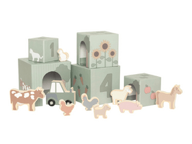 Jabadabado C2568 Toronyépítő kockák, Farm Jabadabado C2568 Toronyépítő kockák, Farm