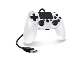 Cirka Nuforce PS4/PC/Mac Vezetékes kontroller, fehér (M07527-WH) Cirka Nuforce PS4/PC/Mac Vezetékes kontroller, fehér (M07527-WH)