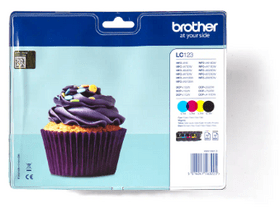 Brother LC123VALBP Tintapatron csomag , 600 oldal Brother LC123VALBP Tintapatron csomag , 600 oldal