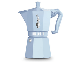 Bialetti Moka Exclusive kotyogós kávéfőző, 6 adag, kék (9062)