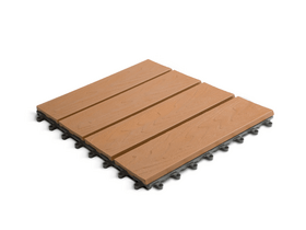 WPC padlóburkolat - 4 léces világosbarna WPC padlóburkolat - 4 léces világosbarna