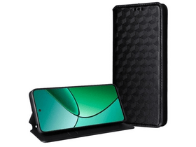 Gigapack Realme 12x Bőr hatású flip tok, fekete (GP-158333) Gigapack Realme 12x Bőr hatású flip tok, fekete (GP-158333)