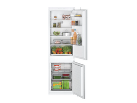 Bosch KIN86NSE0 Beépíthető alulfagyasztós kombinált hűtőszekrény Bosch KIN86NSE0 Beépíthető alulfagyasztós kombinált hűtőszekrény