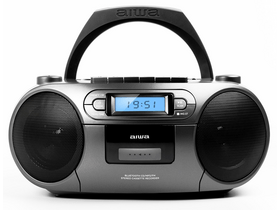 Aiwa RC-250GY hordozható retro boombox, grafit Aiwa RC-250GY hordozható retro boombox, grafit