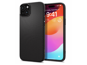 Spigen Apple iPhone 15 szilikon mobiltelefon tok, fekete (ACS06790) Spigen Apple iPhone 15 szilikon mobiltelefon tok, fekete (ACS06790)