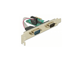 Delock PCI Express-kártya 2 x Soros RS-232 Delock PCI Express-kártya 2 x Soros RS-232