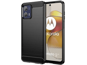 Gigapack Motorola Moto G73 5G Szilikon telefonvédő tok, fekete (GP-139459)
