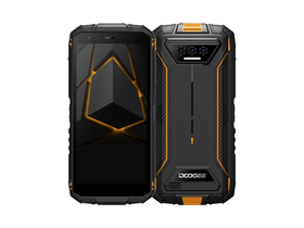 DOOGEE S41T Mobiltelefon-Fekete/narancs