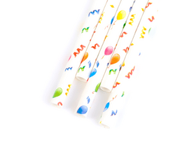 Family 57608 Papír szívószál, party mintás, 197 x 6 mm, 25 db Family 57608 Papír szívószál, party mintás, 197 x 6 mm, 25 db