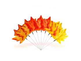 Family 59023 Őszi dekoráció, falevelek, 28 cm, 9 db/csomag