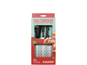 Cozze Pizza start csomag, lapát, pizzavágó, infra hőmérő (90380) Cozze Pizza start csomag, lapát, pizzavágó, infra hőmérő (90380)