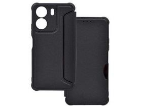 Gigapack Xiaomi Poco C65/Redmi 13C Bőr hatású flip tok, fekete (GP-154429) Gigapack Xiaomi Poco C65/Redmi 13C Bőr hatású flip tok, fekete (GP-154429)