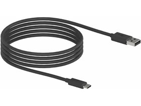 USB Cable USB-A to USB-C 2m  Black