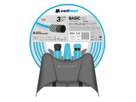 Cellfast Basic Set 3 rétegű locsolótömlő 1/2 Cellfast Basic Set 3 rétegű locsolótömlő 1/2