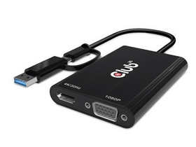 Club 3D CSV-1611 HDMI/VGA Dual Átalakító Club 3D CSV-1611 HDMI/VGA Dual Átalakító