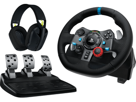 Logitech G435 slušalice + G29 Driving Force set Logitech G435 slušalice + G29 Driving Force set