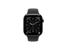 Apple Watch Series 11 GPS + Cellular, 46 mm-es palaszürke titántok, kőszürke sportszíj, S/M (MFCW4MP/A) Apple Watch Series 11 GPS + Cellular, 46 mm-es palaszürke titántok, kőszürke sportszíj, S/M (MFCW4MP/A)