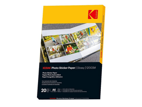 Kodak ragasztható fotópapír, A6, 20 db (KO-3510645) Kodak ragasztható fotópapír, A6, 20 db (KO-3510645)