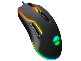 Everest SM-G14 DUSK Gamer egér 7200 DPI, 7gomb, optikai, fekete, RGB LED Everest SM-G14 DUSK Gamer egér 7200 DPI, 7gomb, optikai, fekete, RGB LED