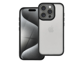 Gigapack iPhone 15 Pro Szilikon telefonvédő tok, fekete (GP-153371)